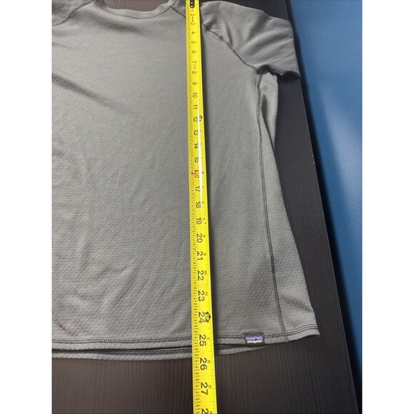 Patagonia Capilene 3 Midweight Base Layer Top Womens Large Gray Gorpcore Hiking - Picture 9 of 9
